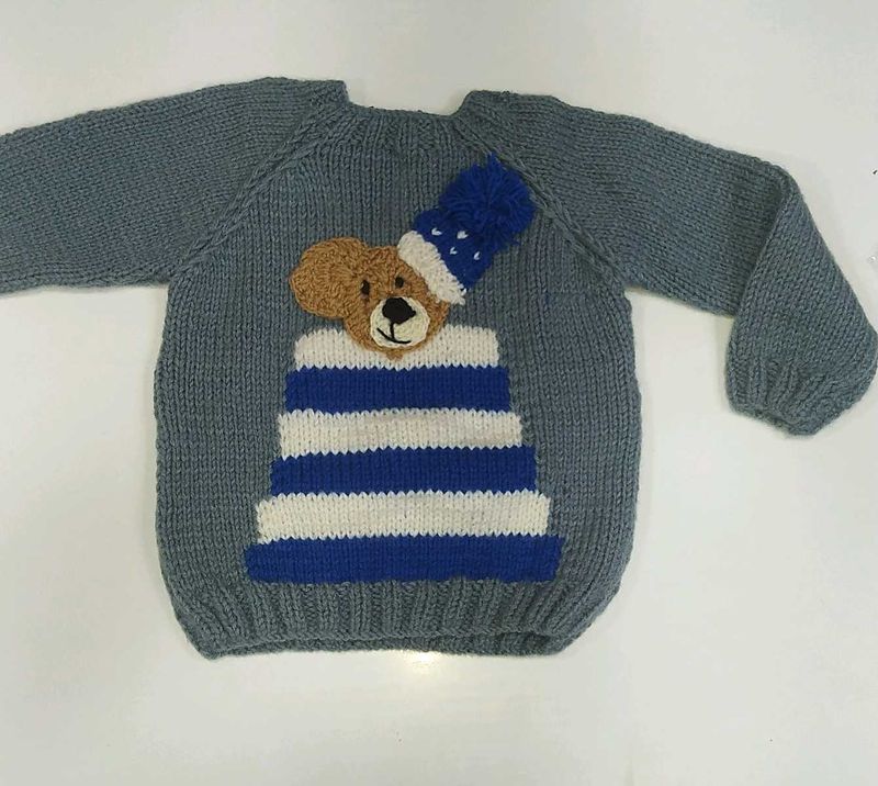 Cute Bear Knit Sweater