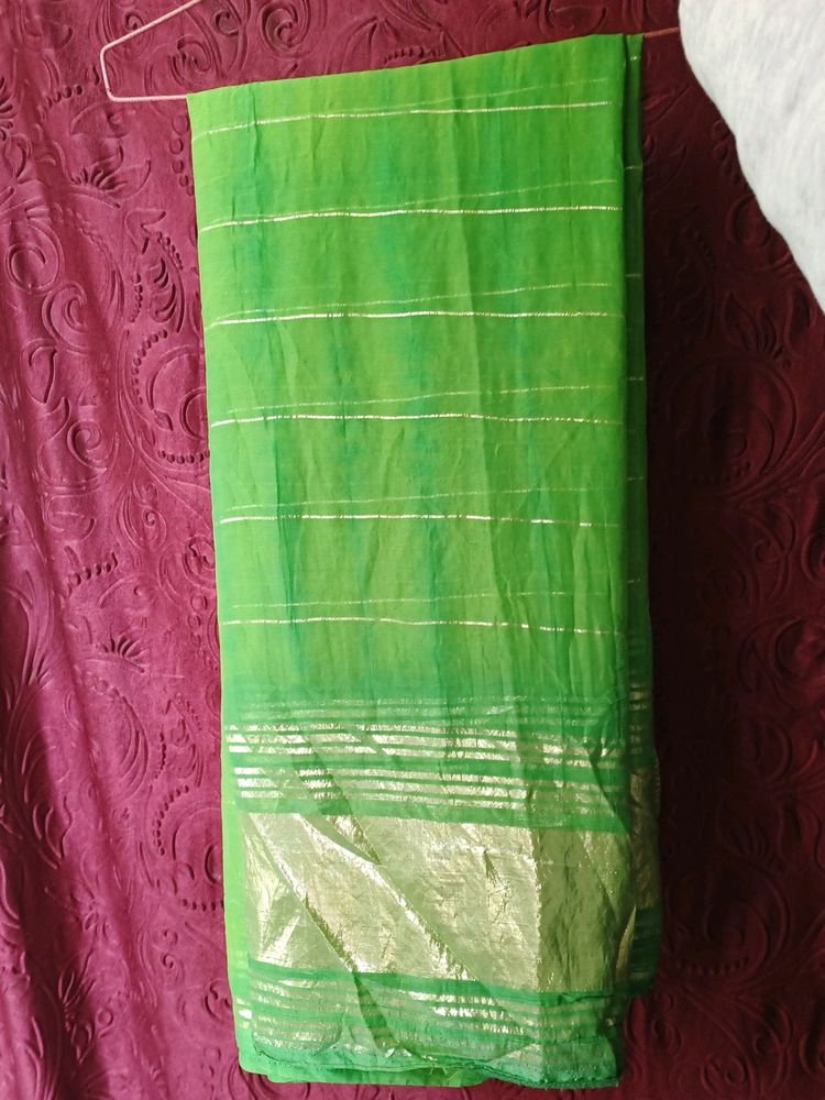 Parrot Green Bollywood Saree💚✨