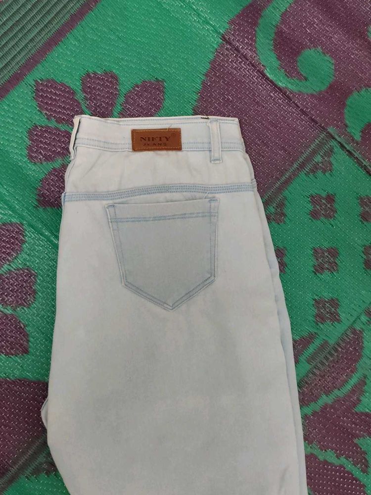 Light Wash Denim Jeans