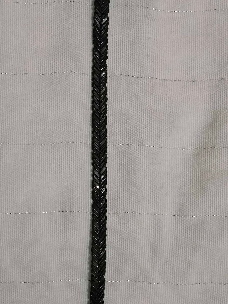 Black Zari Patti Lace 9 Meter