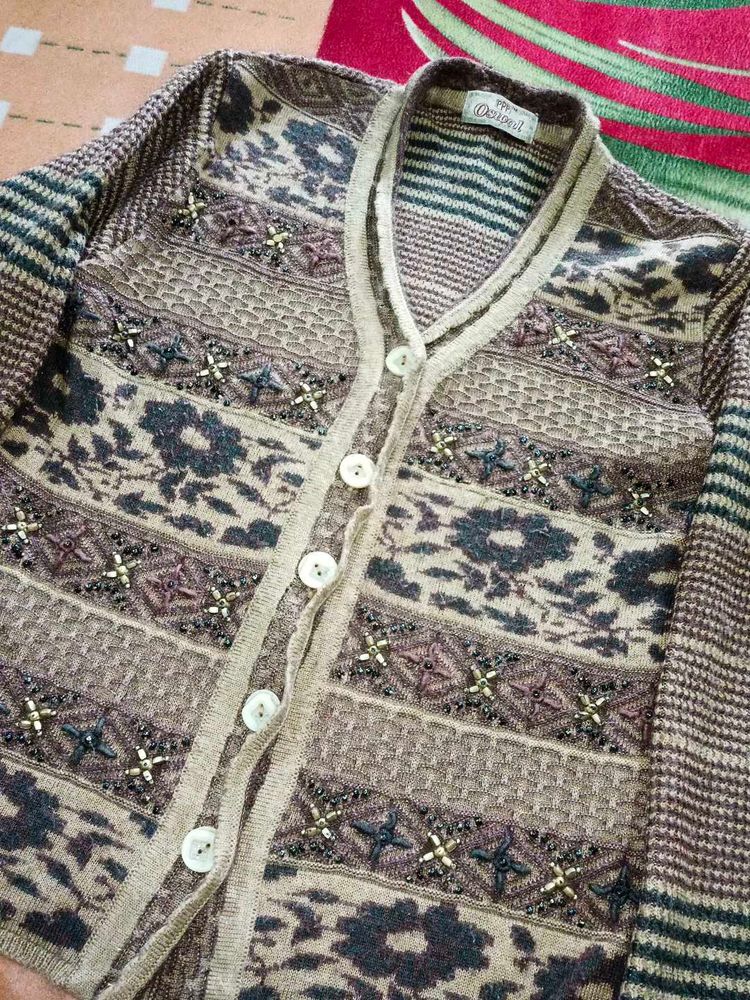 Vintage Floral Cardigan