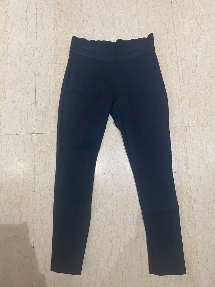 Zara Jeggings With Wide Waistband