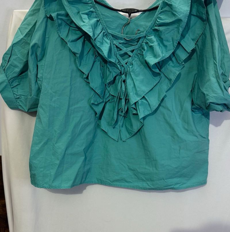 Ruffle Detail Top