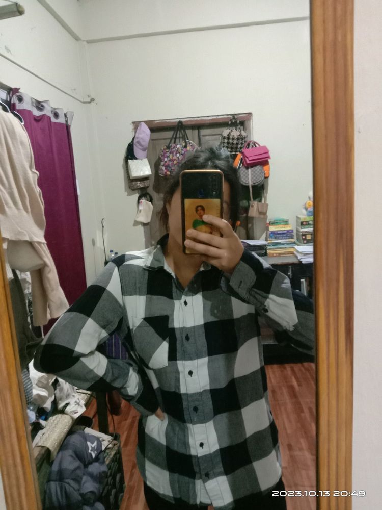 DIVIDED H&amp;M Check Shirt