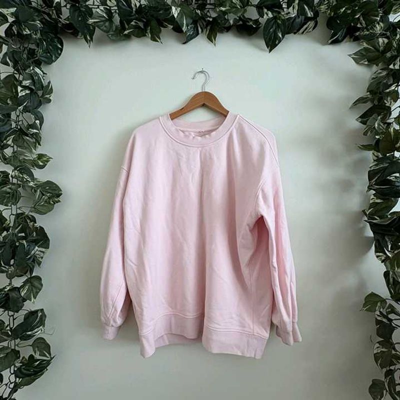 Pink vintage Pullover Sweatshirt