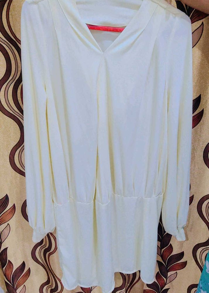 Vintage Creamy White Dress