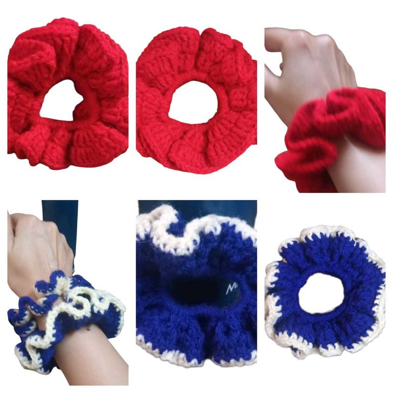 Handmade Knit Scrunchies