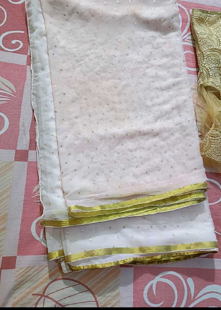 Saree With Redimade Blause