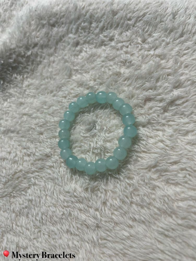 Aqua Beaded Bracelet