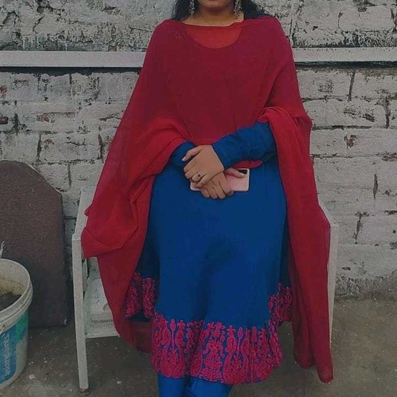 Frock pajama duppatta