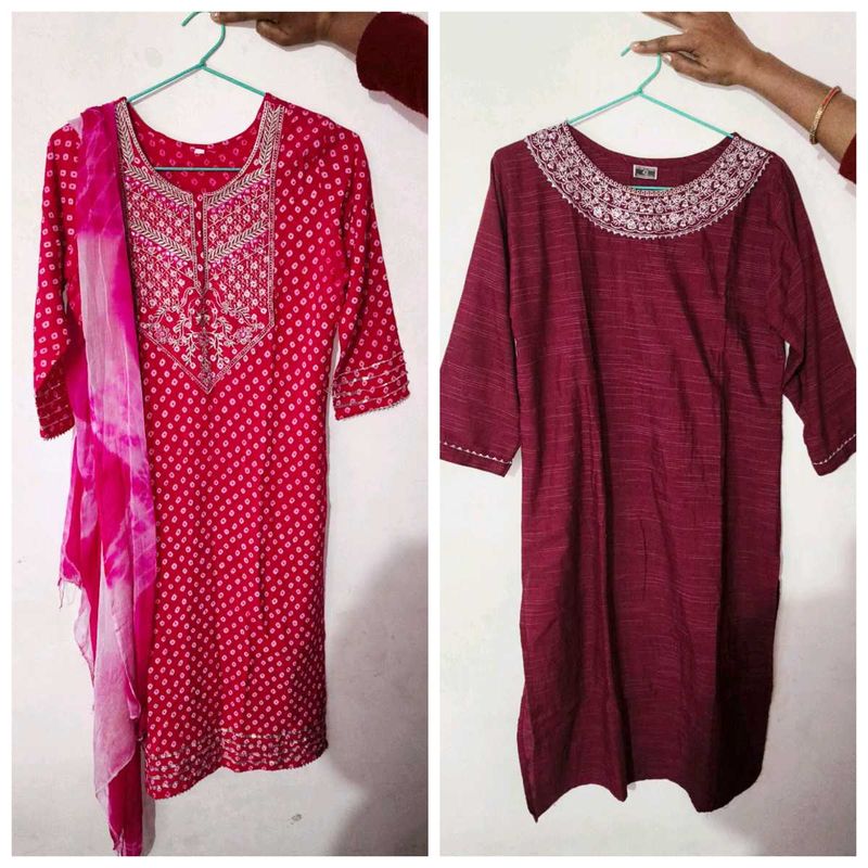 combo Elegant Kurta Sets - Like New