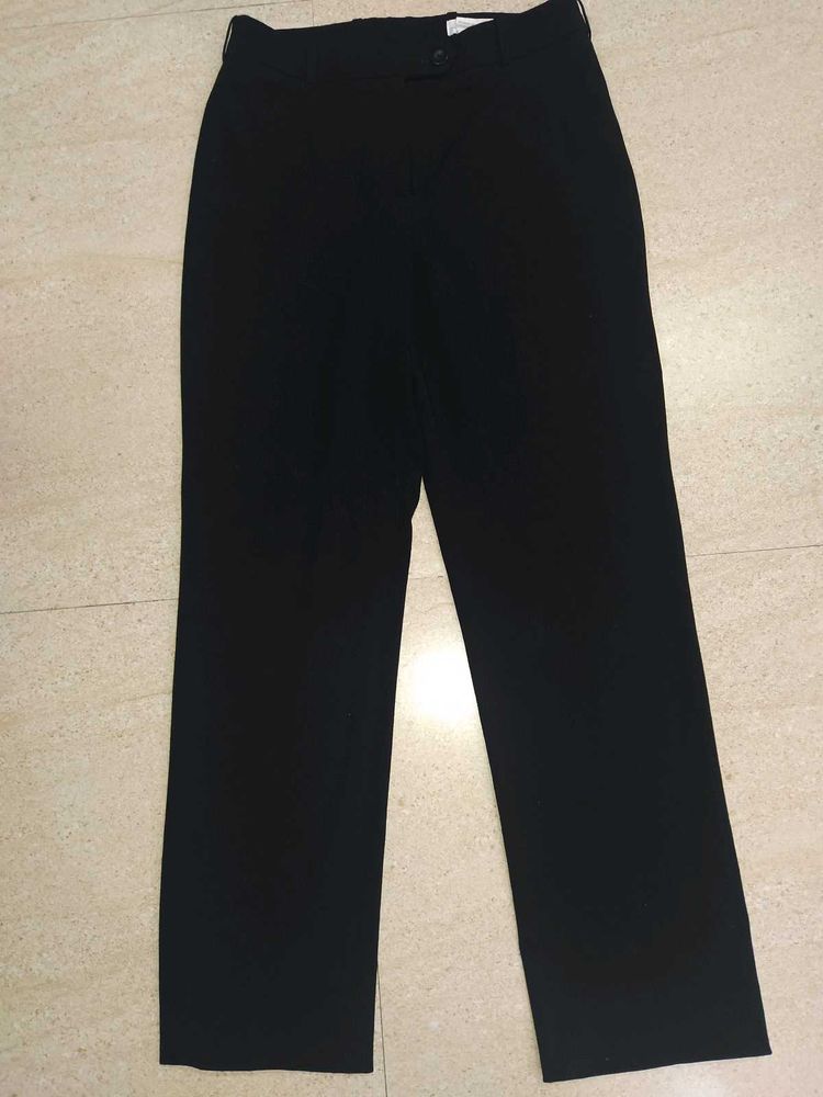 Black Straight Leg Pants