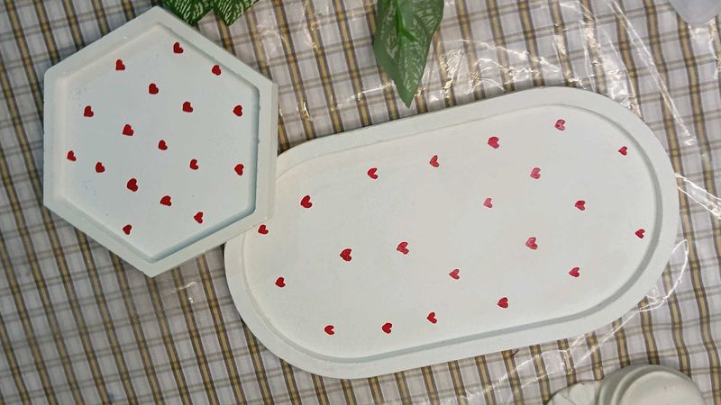 Heart Decor Trays