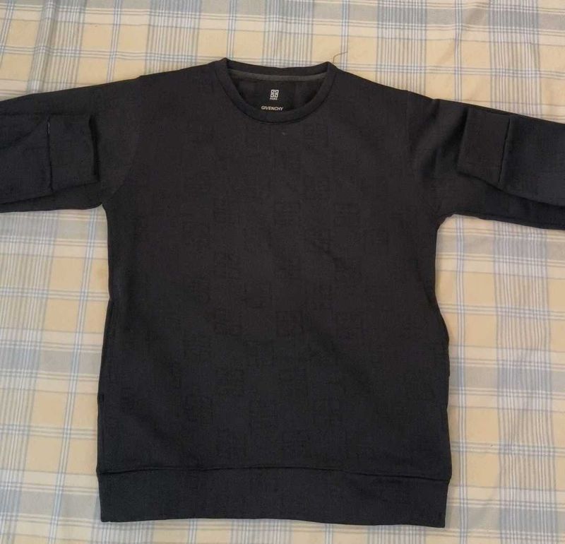 Men's Grey Pullover Sweatshirt