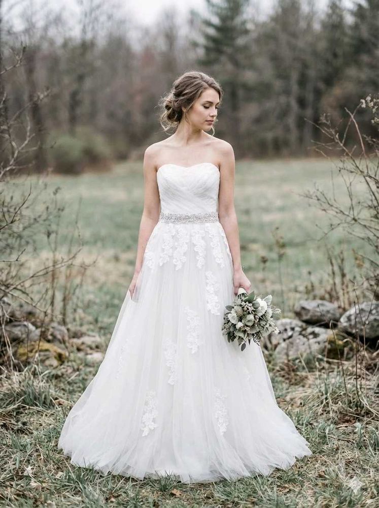 Elegant Strapless Gown