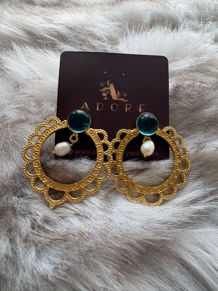 Adore Gold-tone Hoop Earrings