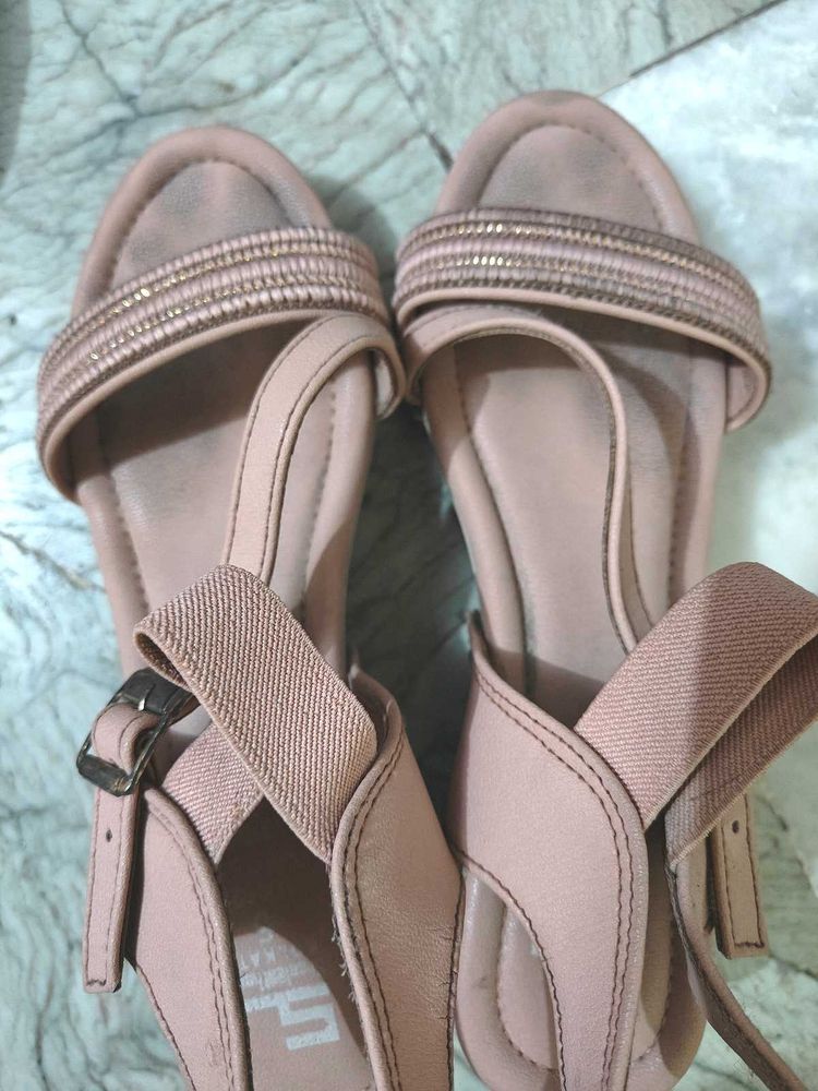 Elegant Pink  Wedges🥿👠👡
