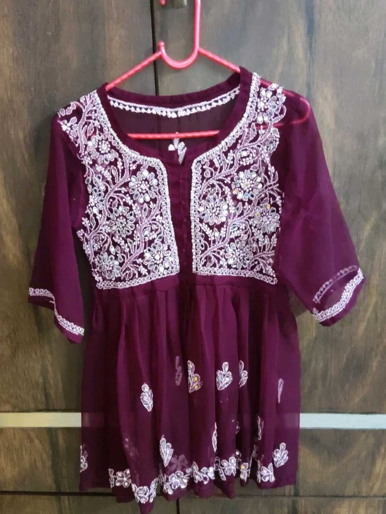 Kurta Chickenkari For Women