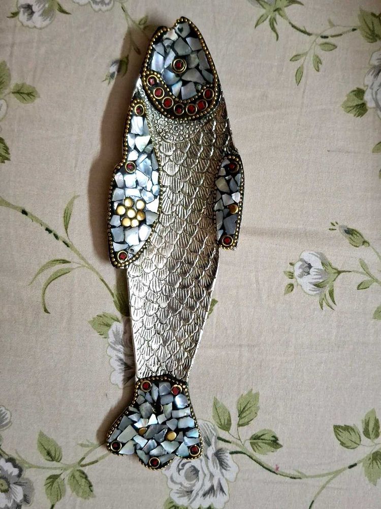 Tibetian Silver Fish Jewellery Tray