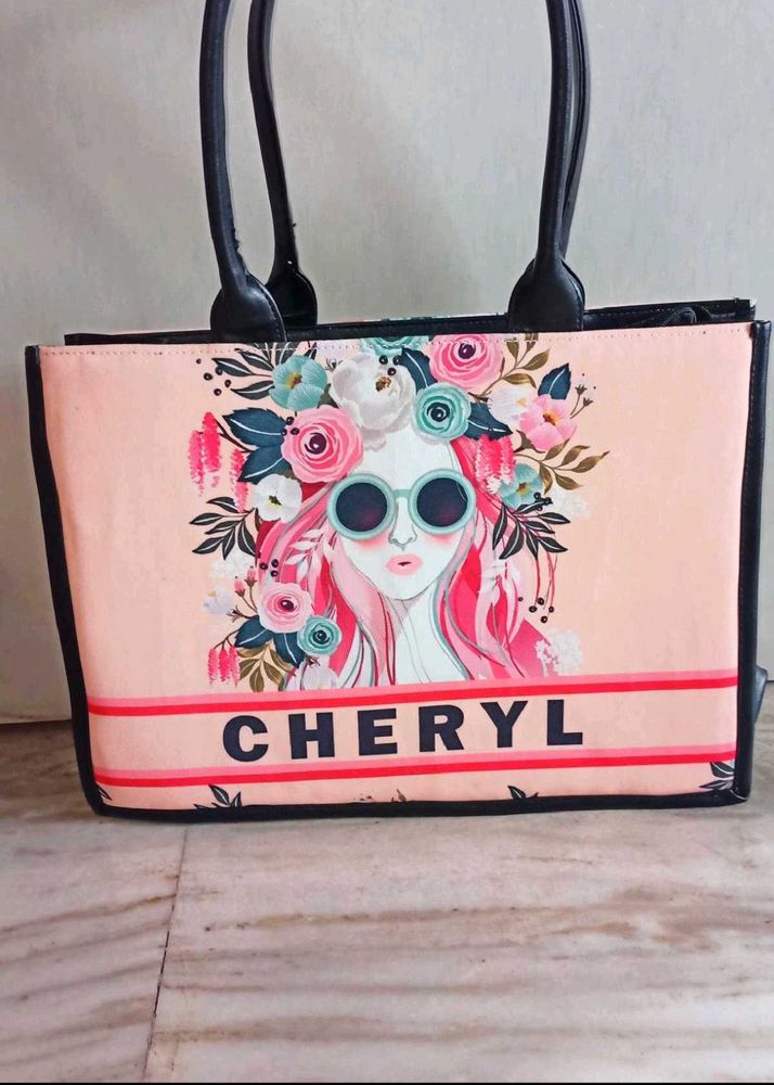 SALE🆕🎅🎄Cheryl Graphic Print Tote Bag