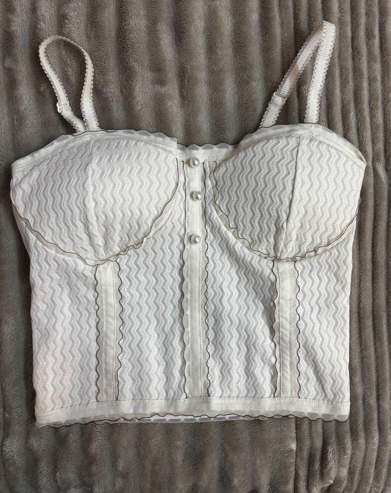 White Corset Top