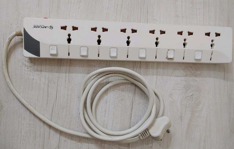 Lapcare Extension Board 6 Socket 4 Switch 2 M Wire