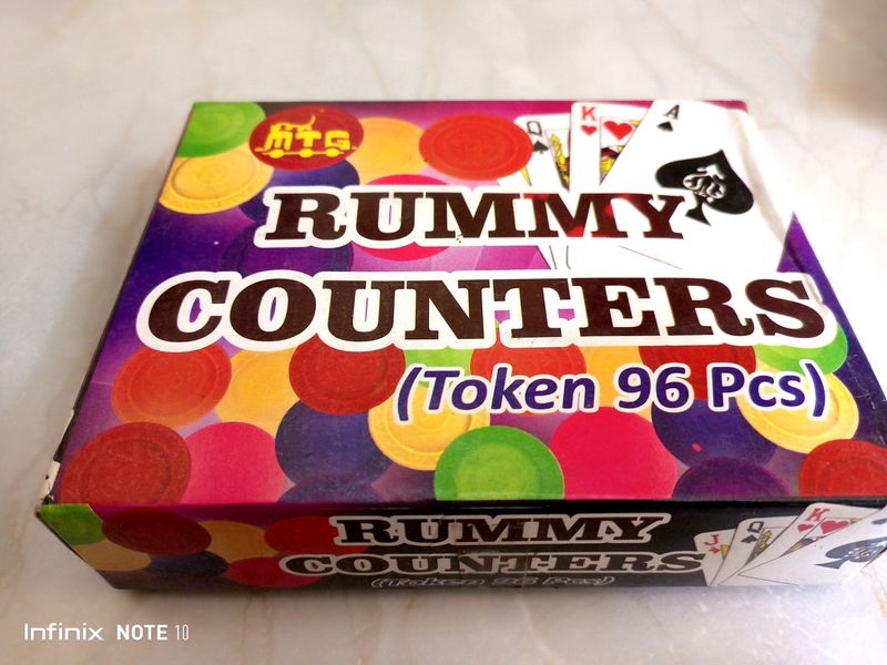 New Rummy Counter Token (96 Pcs)
