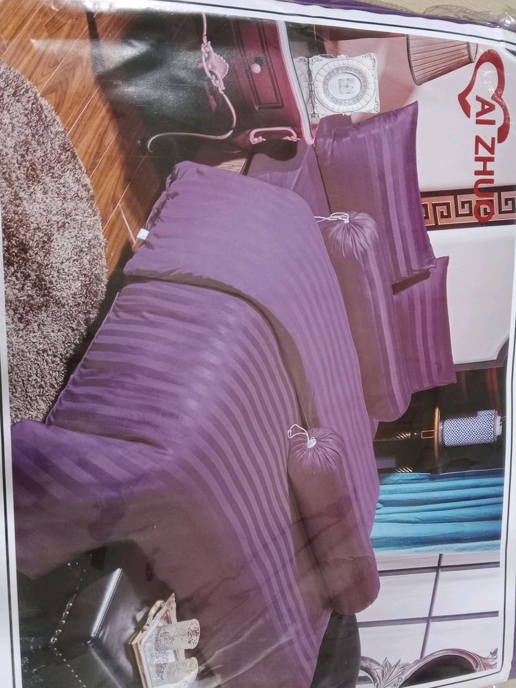 Purple New Bedsheet Kingsize