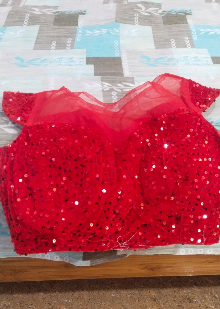 Round Neck Women Red ♥️ Blouse
