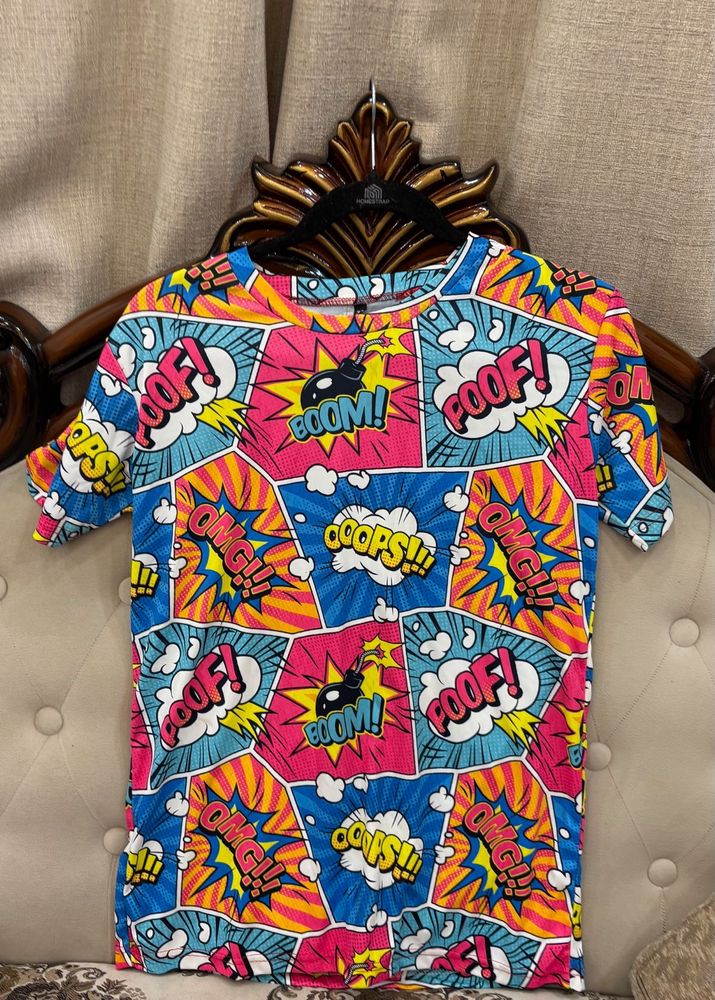 Comic Print T-Shirt