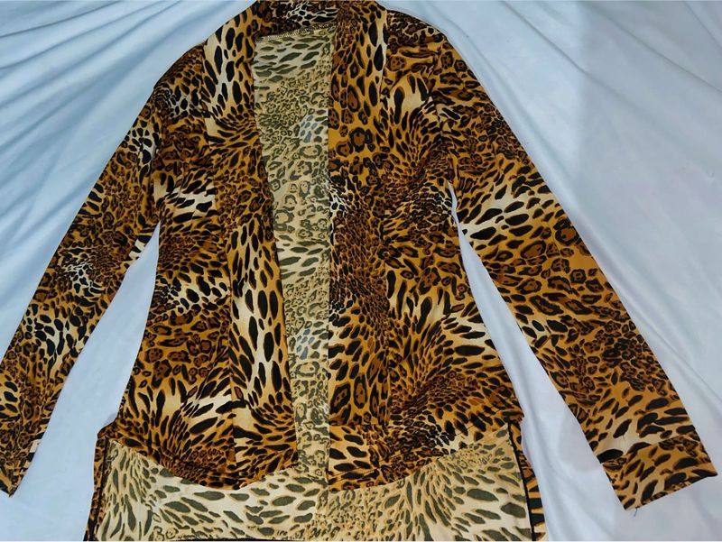 Animal Print Shrug