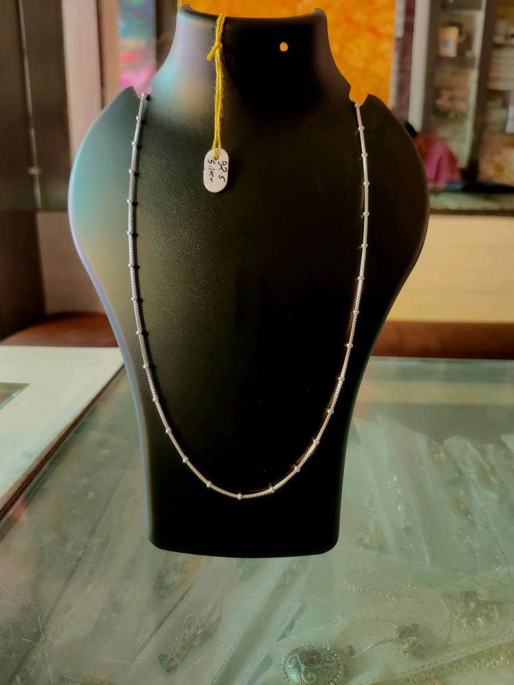92.5 Pure Silver Chain 💯💯(Wt 4.200)