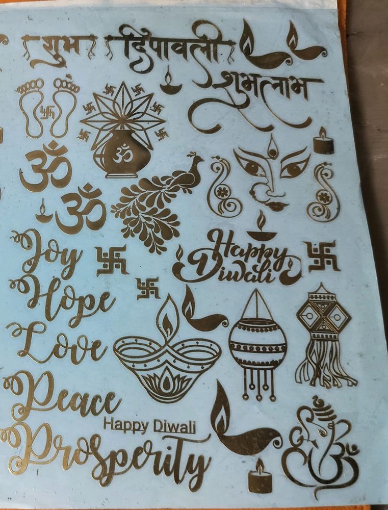 Metal Sticker Sheet