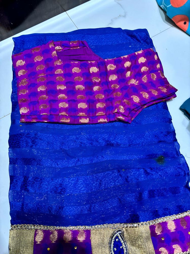 Beautiful Zari Work Saree