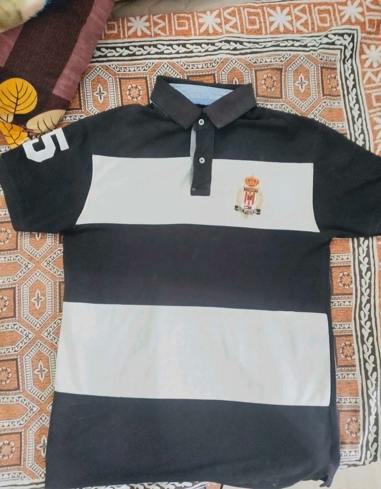 Stylish Striped Polo Shirt