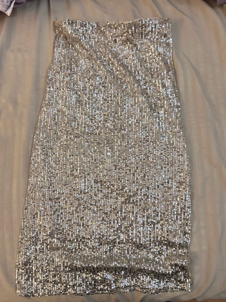 sequins straight skirt💞