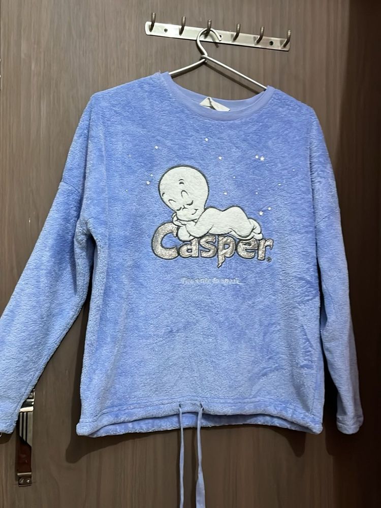 soft warm Cute Casper Pullover for M &amp;L