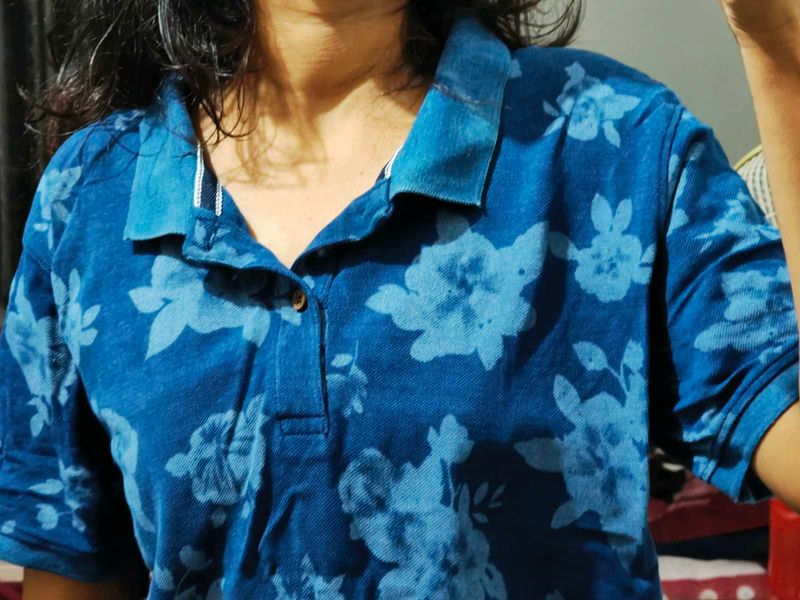 Floral Print Polo Shirt