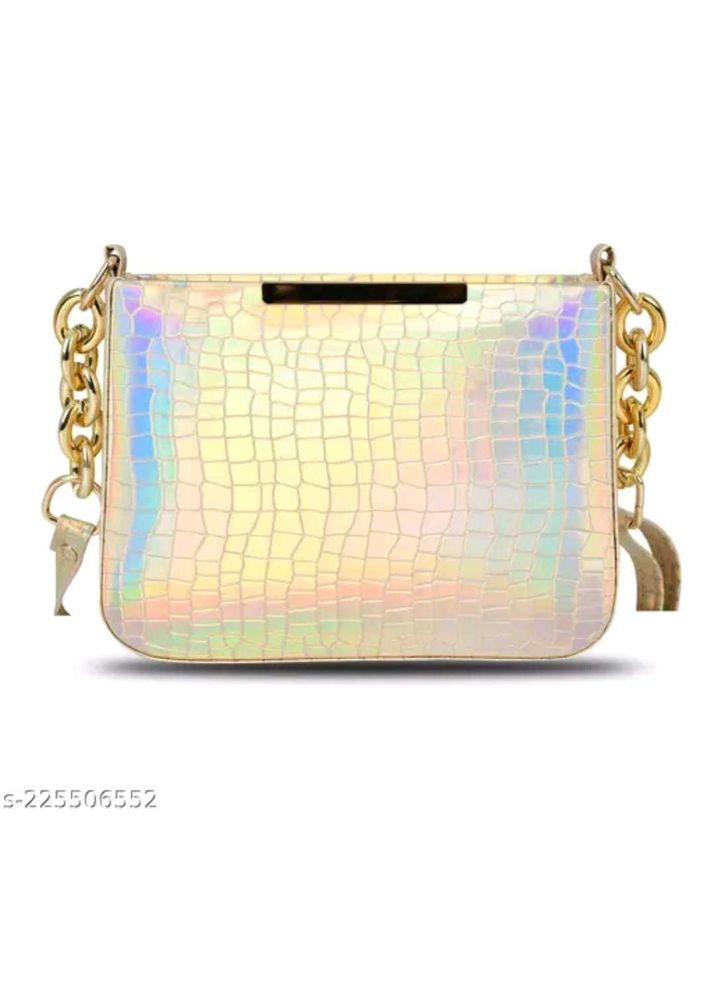 Chic Crossbody Bag Holo Graphic
