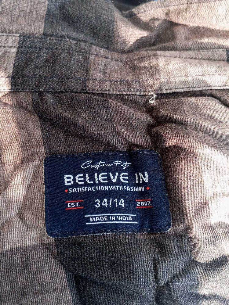 mens check type shirt