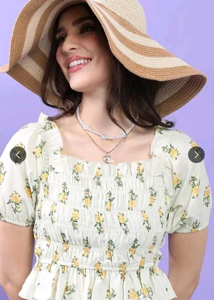 Floral Print Top