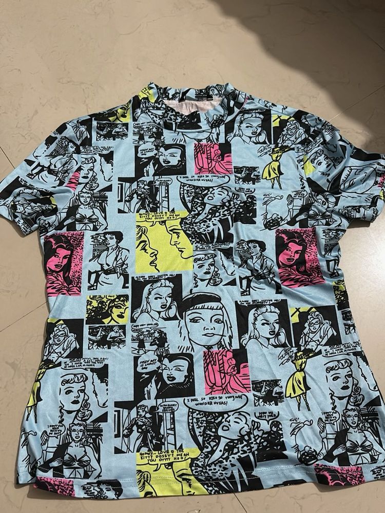 Comic Print T-Shirt