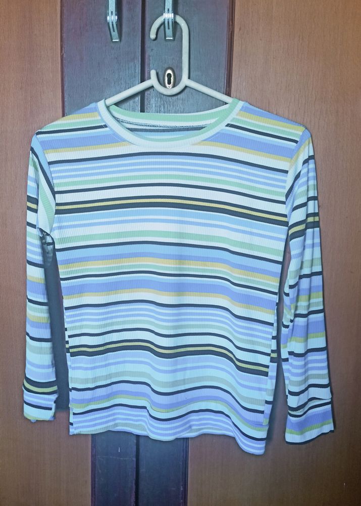Multicolored Stretchable Tshirt