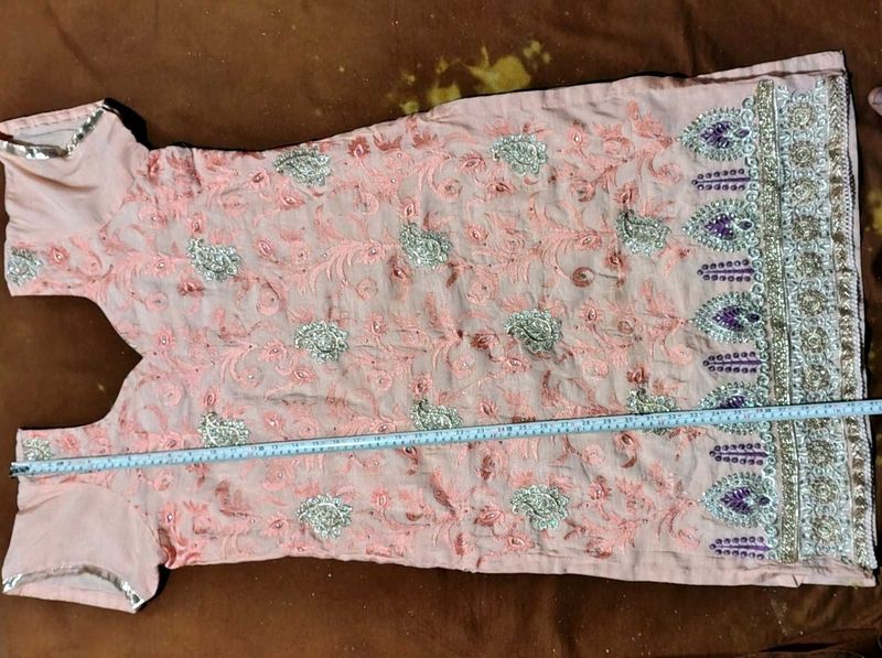 Light Pink Suit Patyala Sui