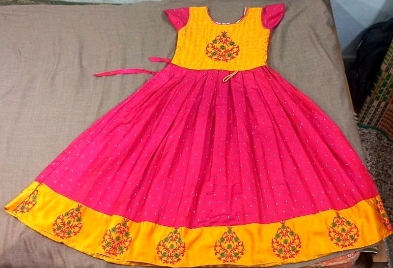 Embroide Full Frock