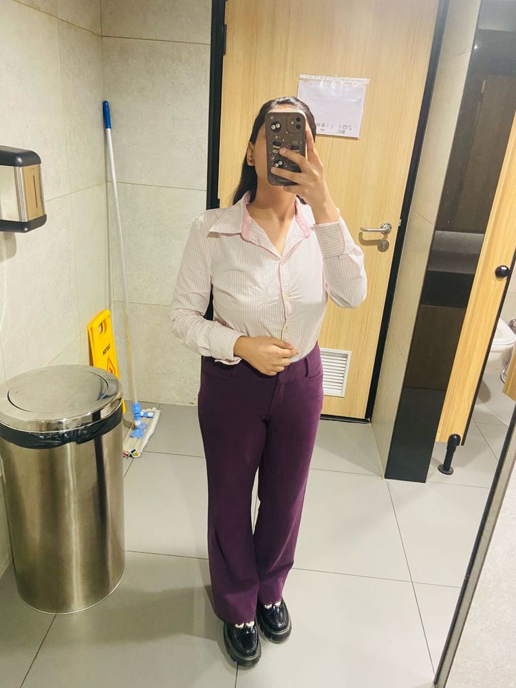 Female Stripe Pattern Shirt