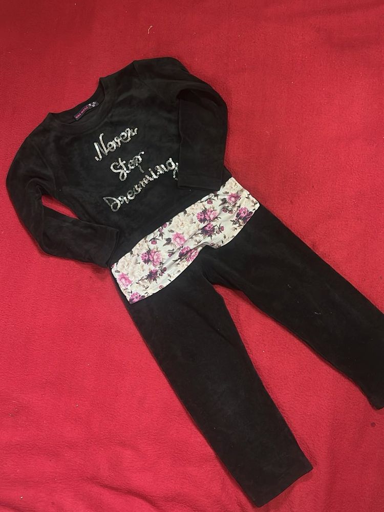 Cute Girls' Pajama Set