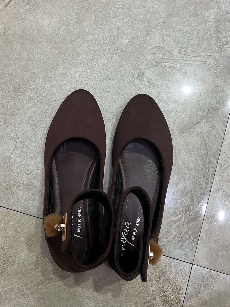 Brown New Ballerinas