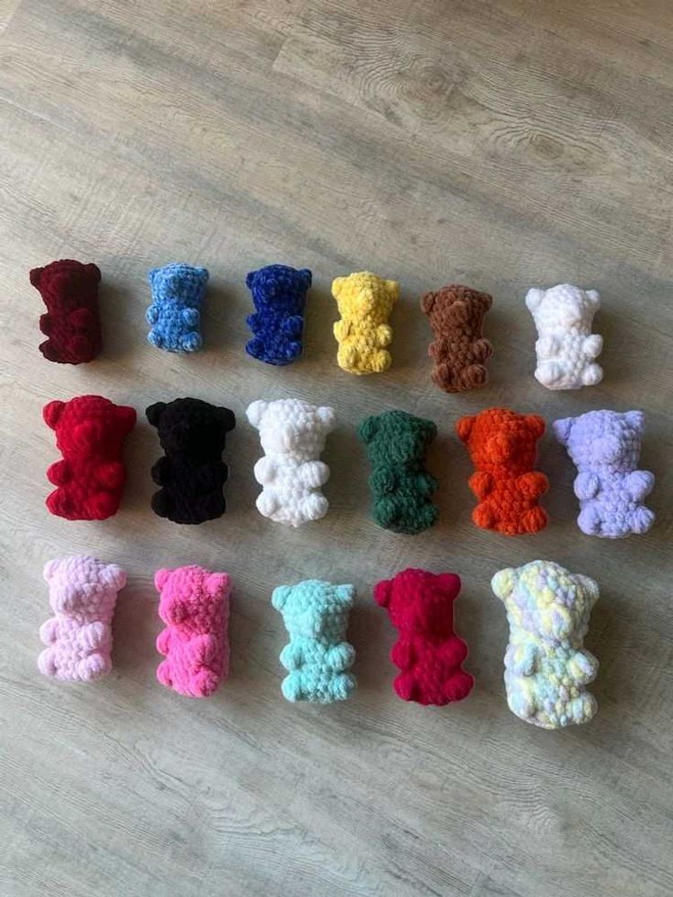 Aesthetic Crochet Gummy Bears Amigurumi