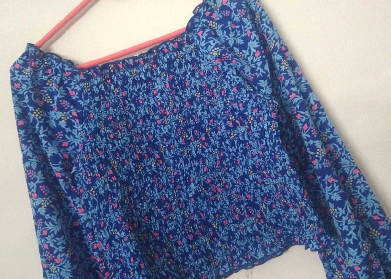Floral Smocked Top💗